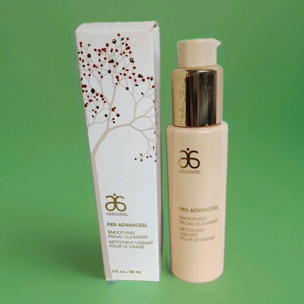 Arbonne RE9 Advanced Smoothing Facial Cleanser 3 fl oz New (One)